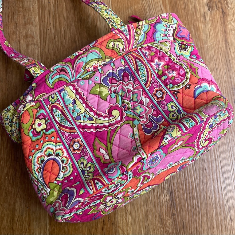 Pink Swirls Vera Bradley Small Tote